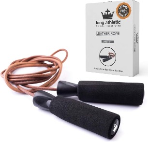 King Athletic Jump Leather Rope